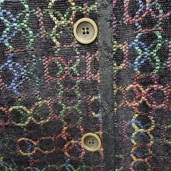 Christopher and banks women's buttons down shacket jacket blazer size la… - Picture 4 of 8